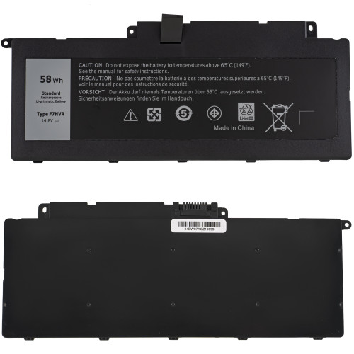 Батарея для ноутбука DELL F7HVR (Inspiron 14 7437, 15 7537, 17 7737) 14.8V 58Wh Black