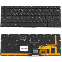 Клавіатура для ноутбука HP (Omen 15-5, 15t-5 series) rus, black, без фрейму, підсвічування клавіш