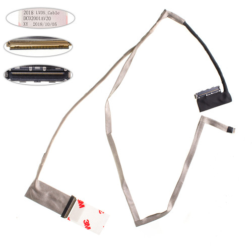 Шлейф матрицы для ноутбука ASUS (A53, K53, X53 series), LED, разъем под камеру, rev. 2 (DC02001AV20)