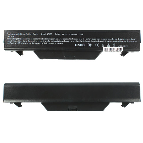 Батарея для ноутбука HP 4510S (ProBook: 4510s, 4515s, 4710s, 4720s) 14.4V 5200mAh Black