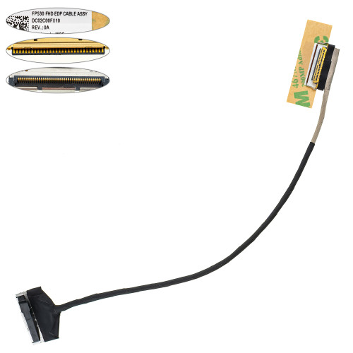 Шлейф матрицы для ноутбука Lenovo (Thinkpad P53,P52) 30 FHD (DC02c00fx10) 