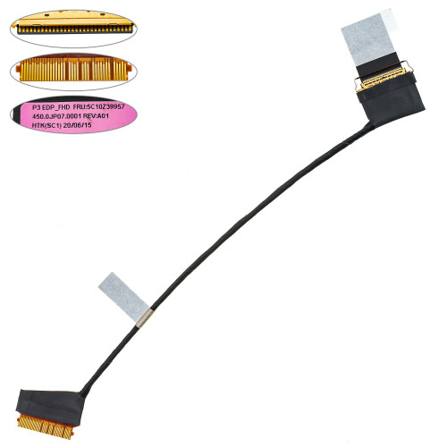 Шлейф матриці для ноутбука Lenovo (ThinkPad X1, Extreme P1 Gen) LED (450.0jp07.0001)