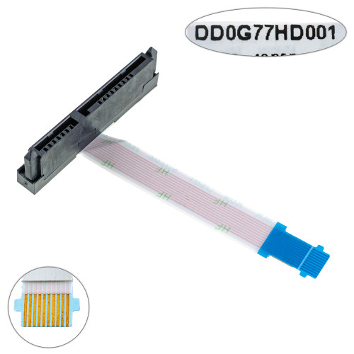 Шлейф HDD для ноутбука НР (15-CK,TPN-Q191,Q193) DD0G77HD001