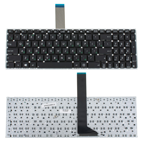 Клавіатура для ноутбука ASUS (X501, X550, X552, X750 series) rus, black, без фрейма, з кріпленнями