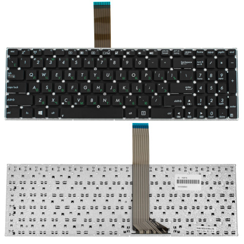 Клавіатура для ноутбука ASUS (A56, K56, S56, S505, S550, R505) rus, black, без фрейма