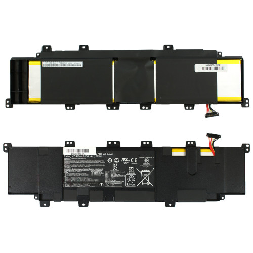 Оригінальна батарея для ноутбука ASUS C21-X502 (ASUS X502, X502C, X502CA series) 7.4V 5136mAh Black