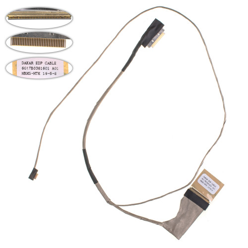 Шлейф матрицы для ноутбука TOSHIBA (С850, С855, L855), LED, разъем под камеру (6017B0361601)