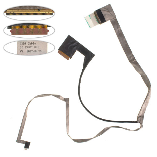 Шлейф матрицы для ноутбука LENOVO (G580, G585), LED, разъем под камеру (MB: UMA) (50.4SH07.002)
