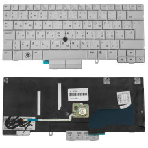 Клавіатура для ноутбука HP (EliteBook: 2760p) rus, silver