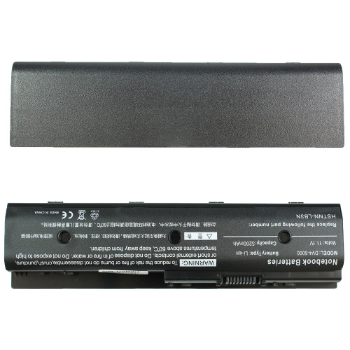 Батарея для ноутбука HP DV4-5200 (Envy: DV4-5200, DV6-7200, M4-1000, M6-1100, Pavilion: DV4-5000, DV4-5100, DV6-7000, DV6-7100, DV7-7000, DV7-7100, M6-1000, M7-1000 series) 11.1V 5200mAh Black