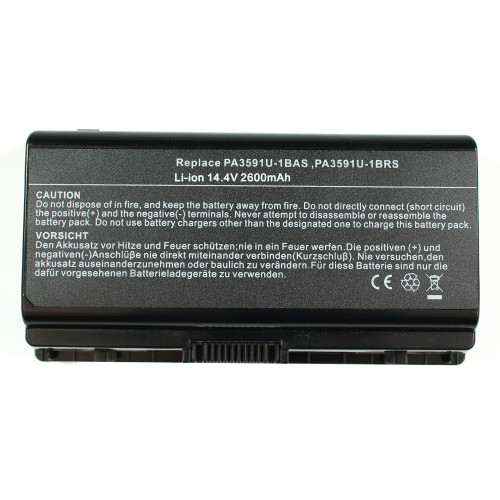 Батарея для ноутбука Toshiba PA3591 (Equium L40 Series, Satellite L40, L45, L401, L402 Series) 14.4V 2600mAh Black