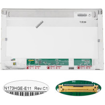 Матриця 17.3 N173HGE-E11 (1920*1080, 30pin(eDP), LED, NORMAL, матова, роз'єм ліворуч знизу) для ноутбука (renew)