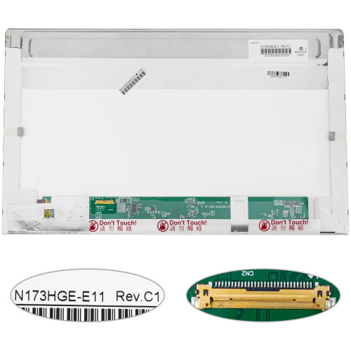 Матриця 17.3 N173HGE-E11 (1920*1080, 30pin(eDP), LED, NORMAL, матова, роз'єм ліворуч знизу) для ноутбука (renew)