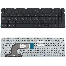 Клавіатура для ноутбука HP (Pavilion: 15-E, 15T-E, 15Z-E 15-N, 15T-N, 15Z-N series) rus, black, без фрейма