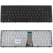 Клавиатура для ноутбука LENOVO (Flex 15, Flex 15D, G500s, G505s, S510p) rus, black, black frame