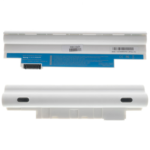 Батарея для ноутбука ACER D260 (Aspire One: 522, D255, D260, Happy) 11.1V 4400mAh, White