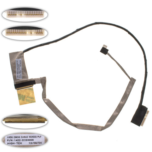 Шлейф матриці для ноутбука TOSHIBA (L850, L855), LED, роз'єм під камеру (1422-018H000)