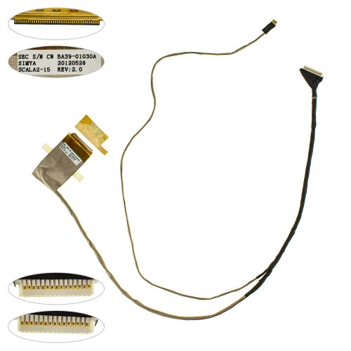 Шлейф матриці для ноутбука SAMSUNG (RV509, RV511, RV513, RV515, RV518, RV520), LED, роз'єм під камеру (BA39-01030A)