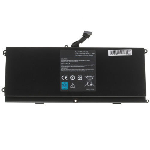 Батарея для ноутбука Dell 0HTR7 (XPS: 15z, L511Z) 14.8V 4400mAh 64Wh Black