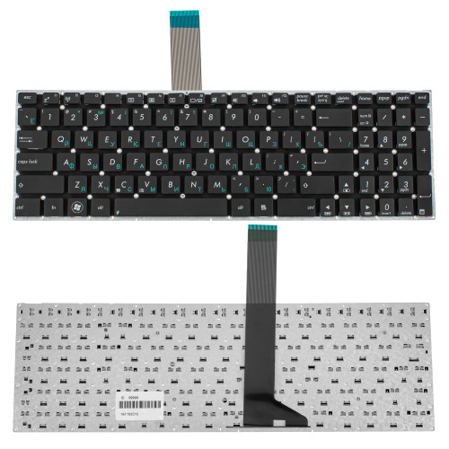 Клавиатура для ноутбука ASUS (X501, X550, X552, X750 series) rus, black, без фрейма, без креплений