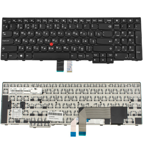 Клавіатура для ноутбука LENOVO (ThinkPad Edge: E531, E540) rus, black