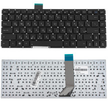 Клавіатура для ноутбука ASUS (S400, S451, X402) rus, black, без фрейма