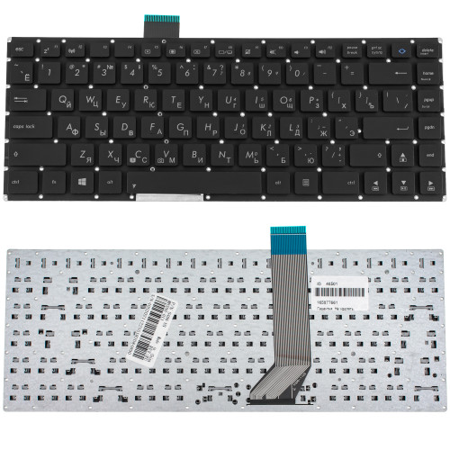 Клавіатура для ноутбука ASUS (S400, S451, X402) rus, black, без фрейма