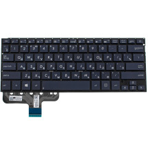 Клавиатура для ноутбука ASUS (UX301LA ) rus, black, без фрейма, подсветка клавиш