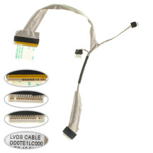 Шлейф матрицы для ноутбука TOSHIBA (L310, M300, M305, M331, M332, M333, M334, M335, M336 ), LED, разъем под камеру (DDOTE1LC000)