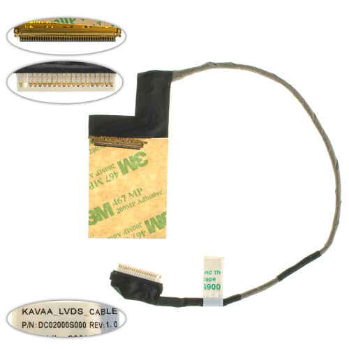 Шлейф матрицы для ноутбука TOSHIBA (NB200, NB205), LED (DC02000S000)