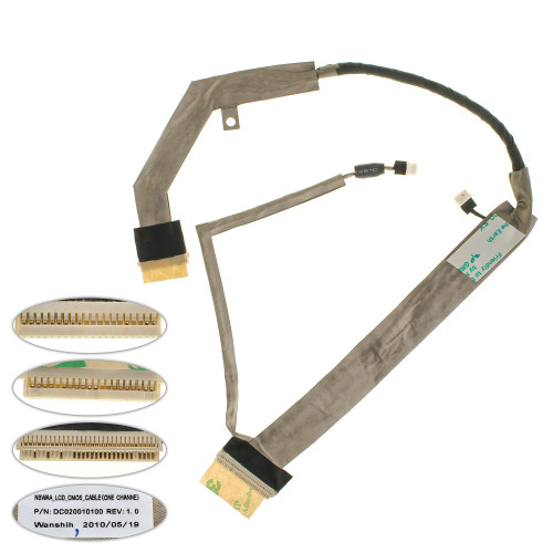 Шлейф матрицы для ноутбука TOSHIBA (L455, L450, A350, A355), CCFL (DC020010100)