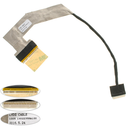 Шлейф матрицы для ноутбука ASUS (EeePC: 1001, 1005, 1015, 1016 series), LED, rev.1 (14G2235HA10G)