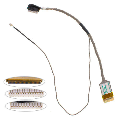 Шлейф матриці для ноутбука HP (ProBook: 4311s, 4410s, 4410t, 4411s, 4415s, 4416s, 4510s, 4515s), LED, роз'єм під камеру (14.0) (6017B0213701)