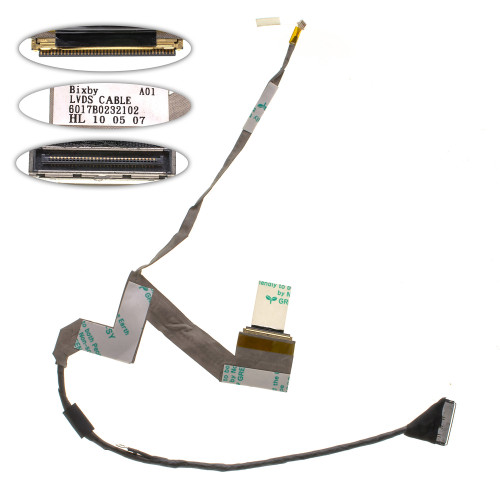 Шлейф матрицы для ноутбука HP (Compaq Mini: 110-1000, 110-1100), LED, разъем под камеру (6017B0245202)