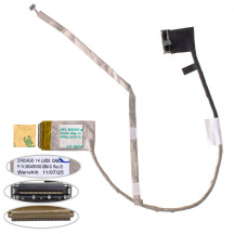 Шлейф матрицы для ноутбука HP (Presario: CQ43, HP 430, 431, 435), LED, разъем под камеру (14.0