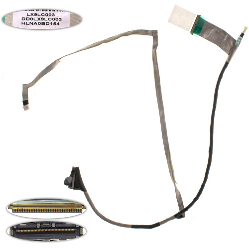 Шлейф матриці для ноутбука HP (Pavilion: DV7-4000, DV7-5000), LED, роз'єм під камеру та Мікрофон (DD0LX7LC020)