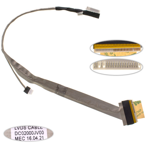 Шлейф матрицы для ноутбука LENOVO (G530, N500), CCFL (DC02000JV00)