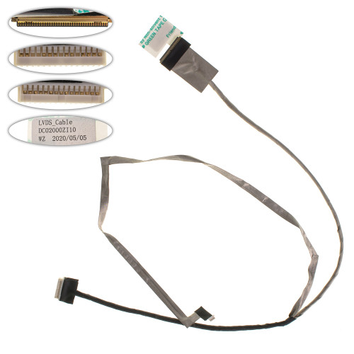Шлейф матрицы для ноутбука LENOVO (G560, G565, Z560), LED, разъем под камеру (DC02000ZI10)