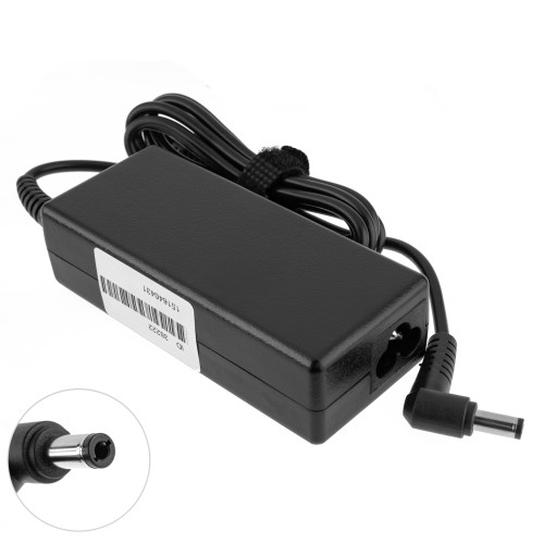 Блок живлення для ноутбука LENOVO 19V, 3.42A, 65W, 5.5*2.5мм, 3 hole, L-подібний роз'єм, black (без кабеля!)