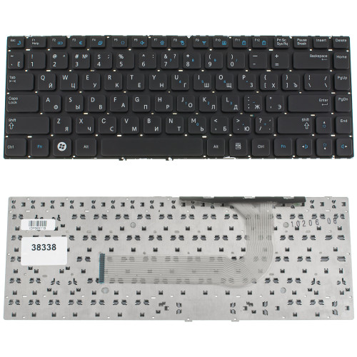 Клавіатура для ноутбука SAMSUNG (P330, SF310, SF410, Q330, Q430, Q460, QX410, QX411, RF410, RF411) rus, black, без фрейма