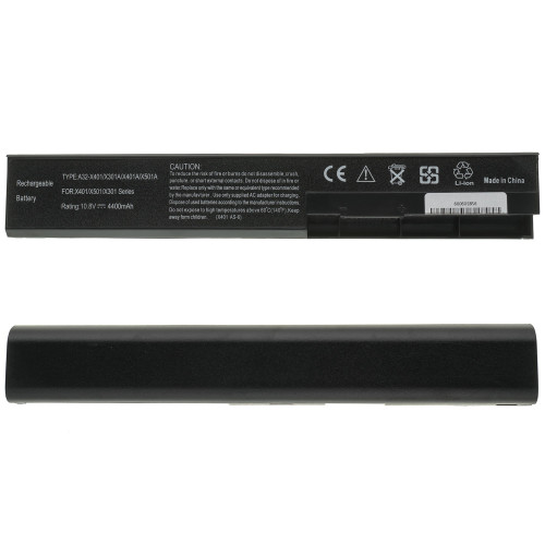 Батарея для ноутбука ASUS A32-X401 (S301, S401, S501, X301, X401, X501 series) 10.8V 4400mAh, Black