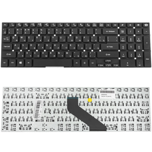 Клавиатура для ноутбука ACER (GW: NV55, PB: LK11, LV11, TS11, TV11, TV43) rus, black, без фрейма