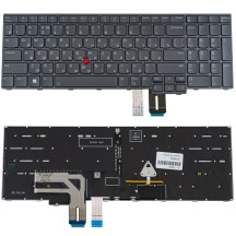 Клавіатура для ноутбука LENOVO (ThinkPad:T16, P16s Gen 1) rus, black, подсветка клавиш
