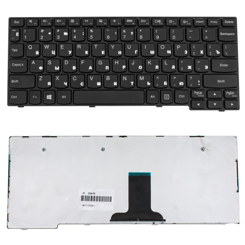 Клавіатура для ноутбука LENOVO (S10-3S, S100, S110) rus, black, black frame