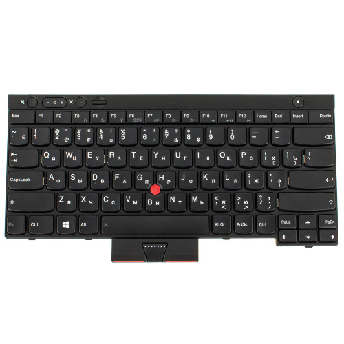 Клавіатура для ноутбука LENOVO (Thinkpad: T430, T430i, T430S, T530, T530I, X230, X230i, X230S) rus, black