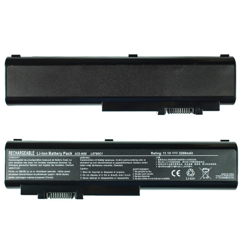 Батарея для ноутбука ASUS A32-N50 (N50, N50VN, N50VC) 10.8V 5200mAh Black