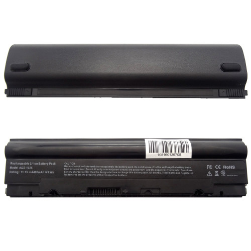 Батарея для ноутбука ASUS Eee PC A32-1025 (1025, 1025C, 1025CE, 1225, R052 series) 10.8V 4400mAh Black