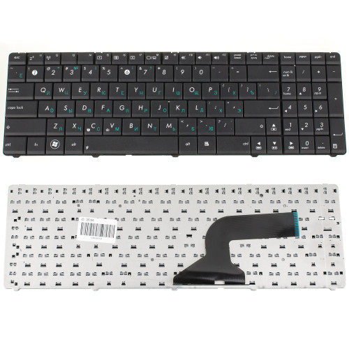 Клавиатура для ноутбука ASUS (A52, K52, X54, N53, N61, N73, N90, P53, X54, X55, X61), rus, black (N53 version)