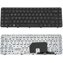 Клавіатура для ноутбука HP (Pavilion: dv6-3000, dv6-4000 series) rus, black, з фреймом