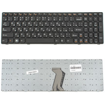 Клавиатура для ноутбука LENOVO (G580, G585, N580, N585, Z580, Z585) rus, black, black frame